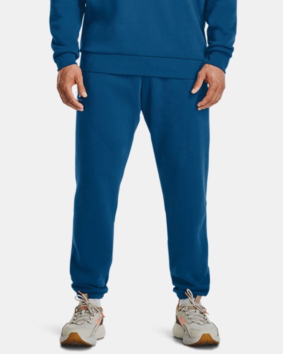 Men's UA Essential Fleece Joggers, Blue, pdpMainDesktop image number 0